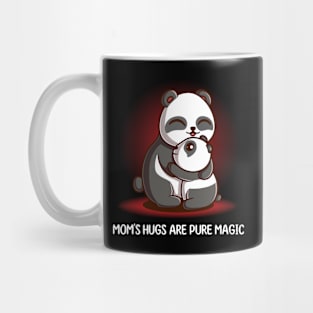 Cute Kawaii Panda Hugging His Mom | Gift For Mothers Day Mug